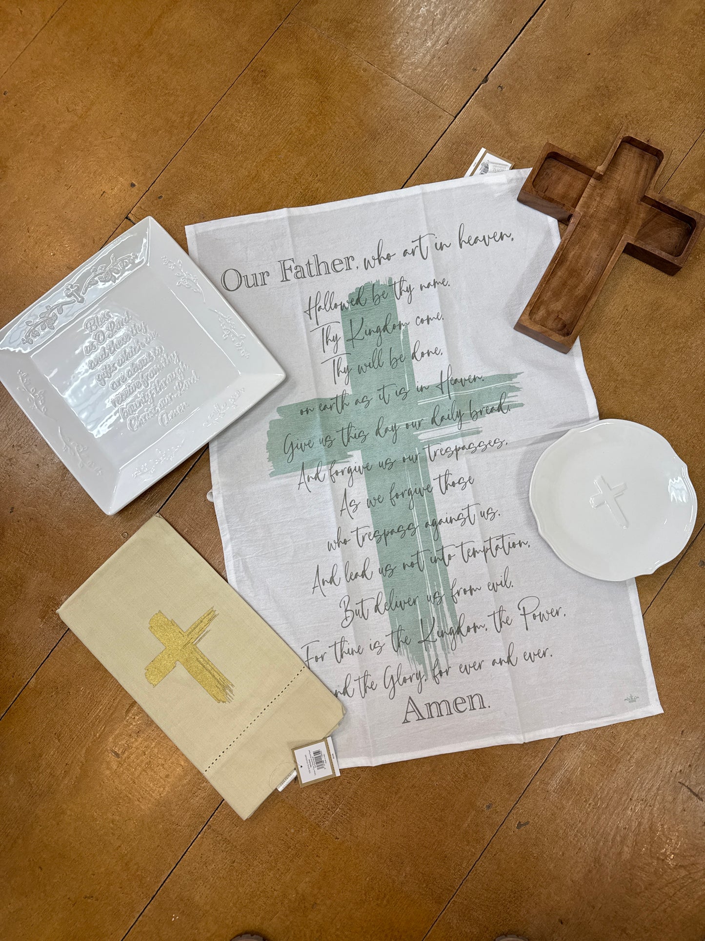 Lord’s prayer hand towel