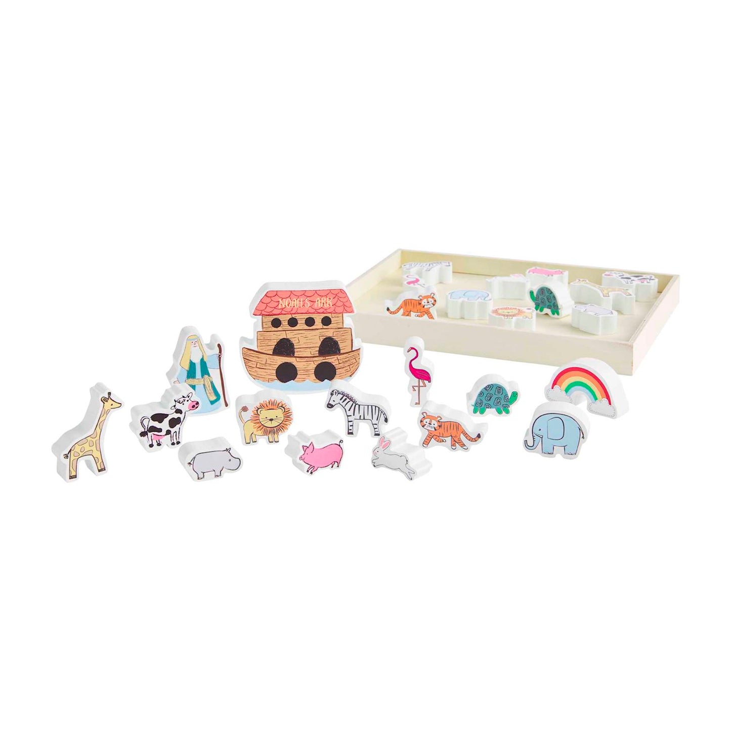 Mud pie Noah’s Ark wooden toy set