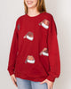 Santa Hat Sequin Sweatshirt
