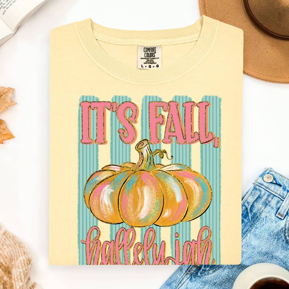It's Fall, Hallelujah DTF Heat Transfer: Adult