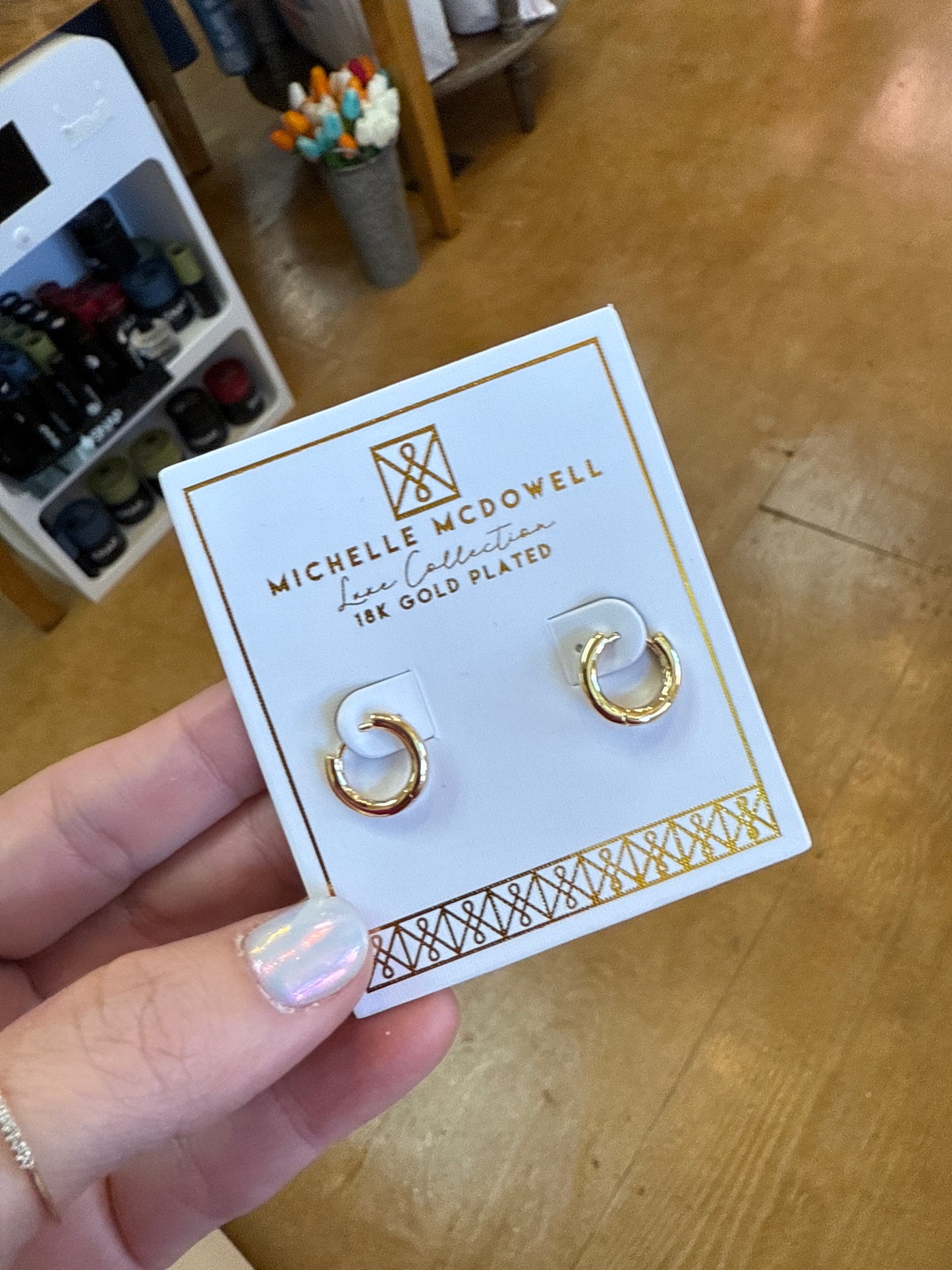 Earrings -Claire Charm Bar from Michelle McDowell