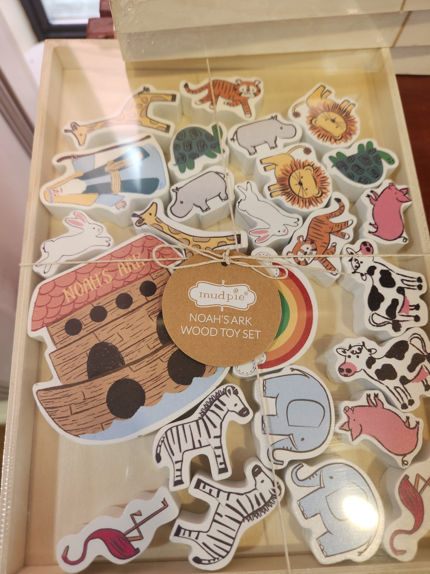 Mud pie Noah’s Ark wooden toy set