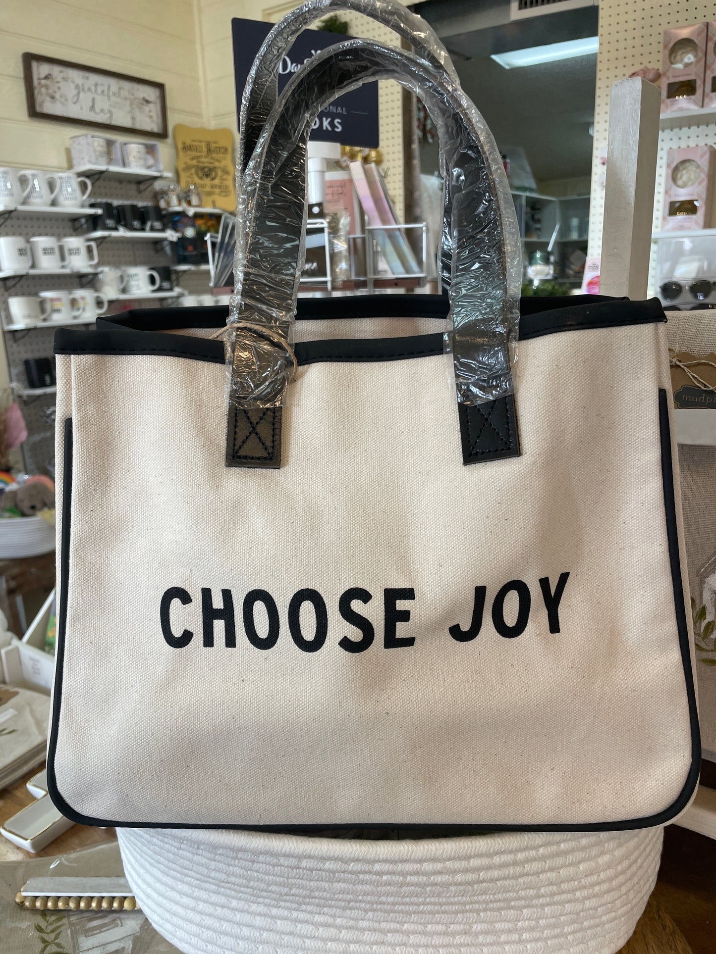 Faithworks Choose Joy tote bag
