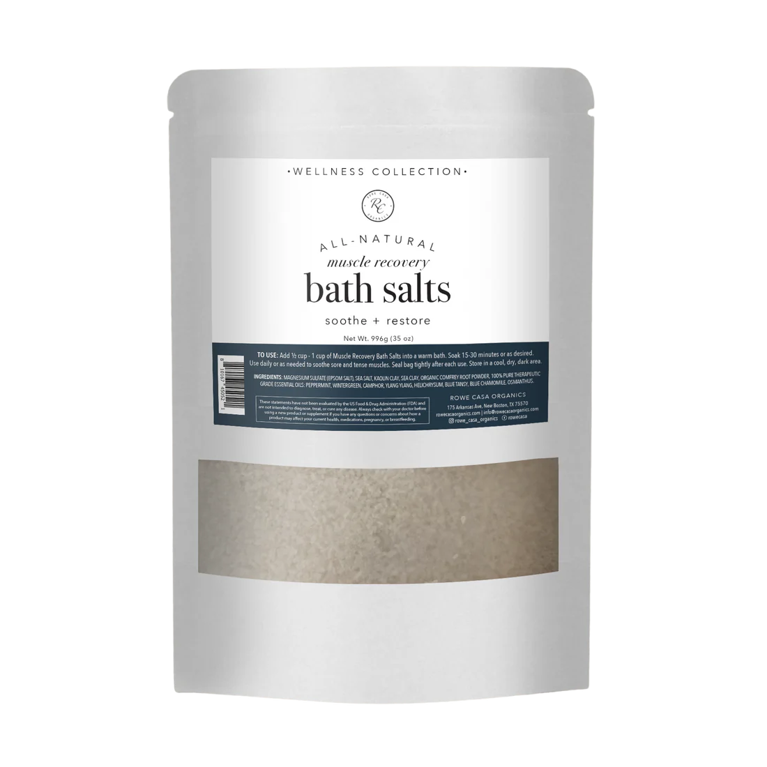 Rowe Casa Muscle recovery bath salts