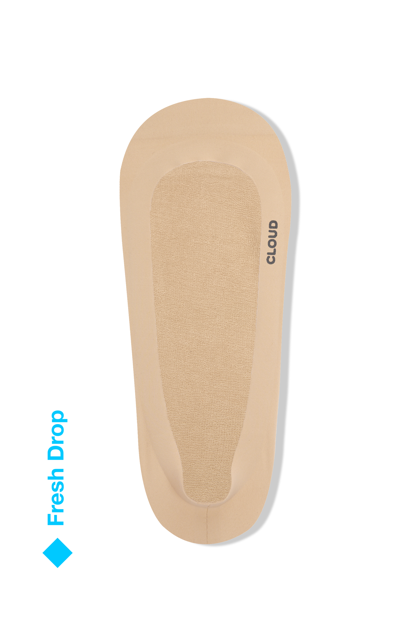 CLOUD Liner No Show Socks: Black / S