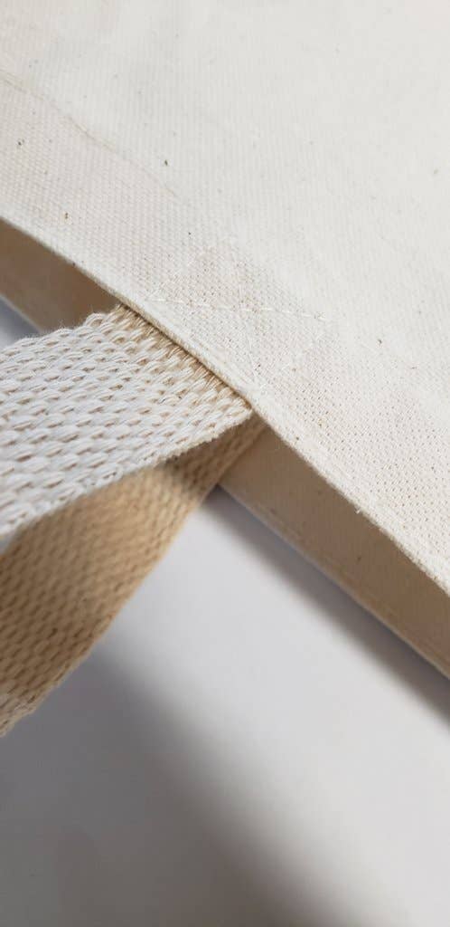 TBF Quality Canvas Tote Bags w/Gusset - TG200: NATURAL