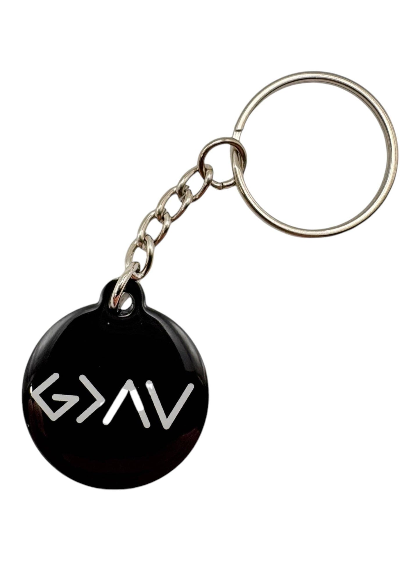 Tap To Pray - Prayer Tag Keychains: Black + Cross