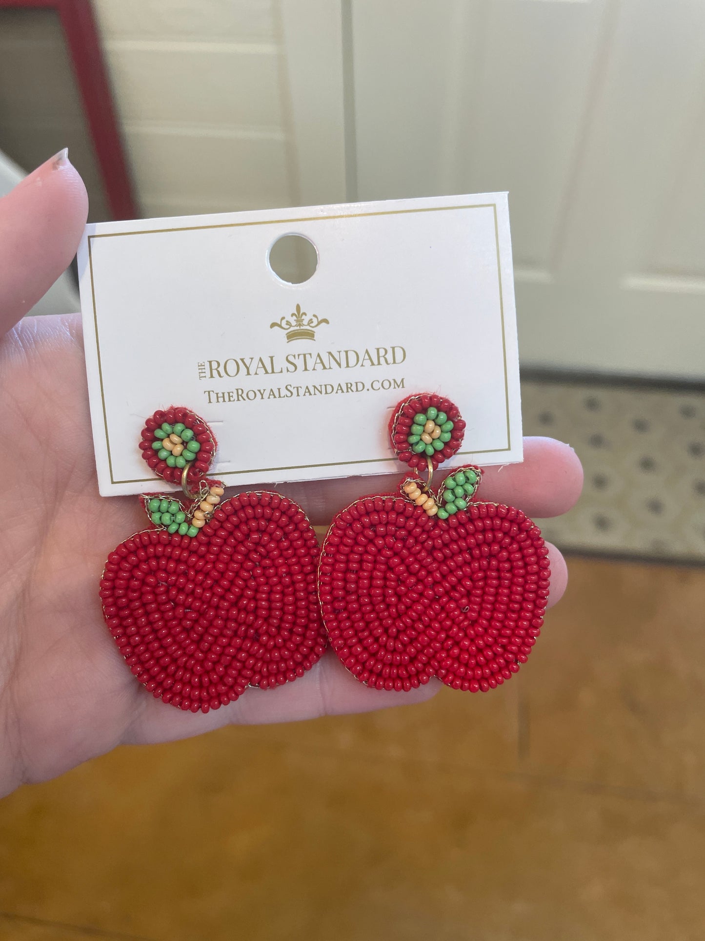 Apple earrings