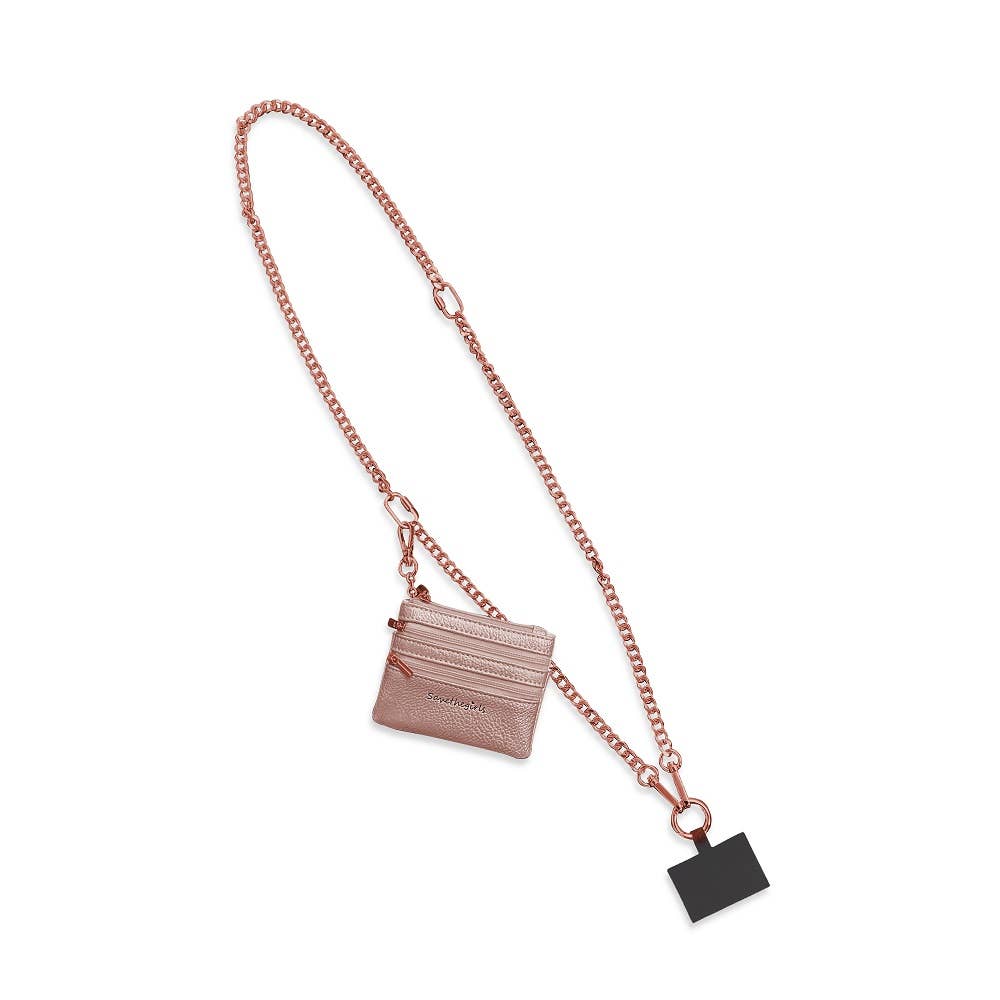 Clip & Go Crossbody Phone Accessory : Gun Metal
