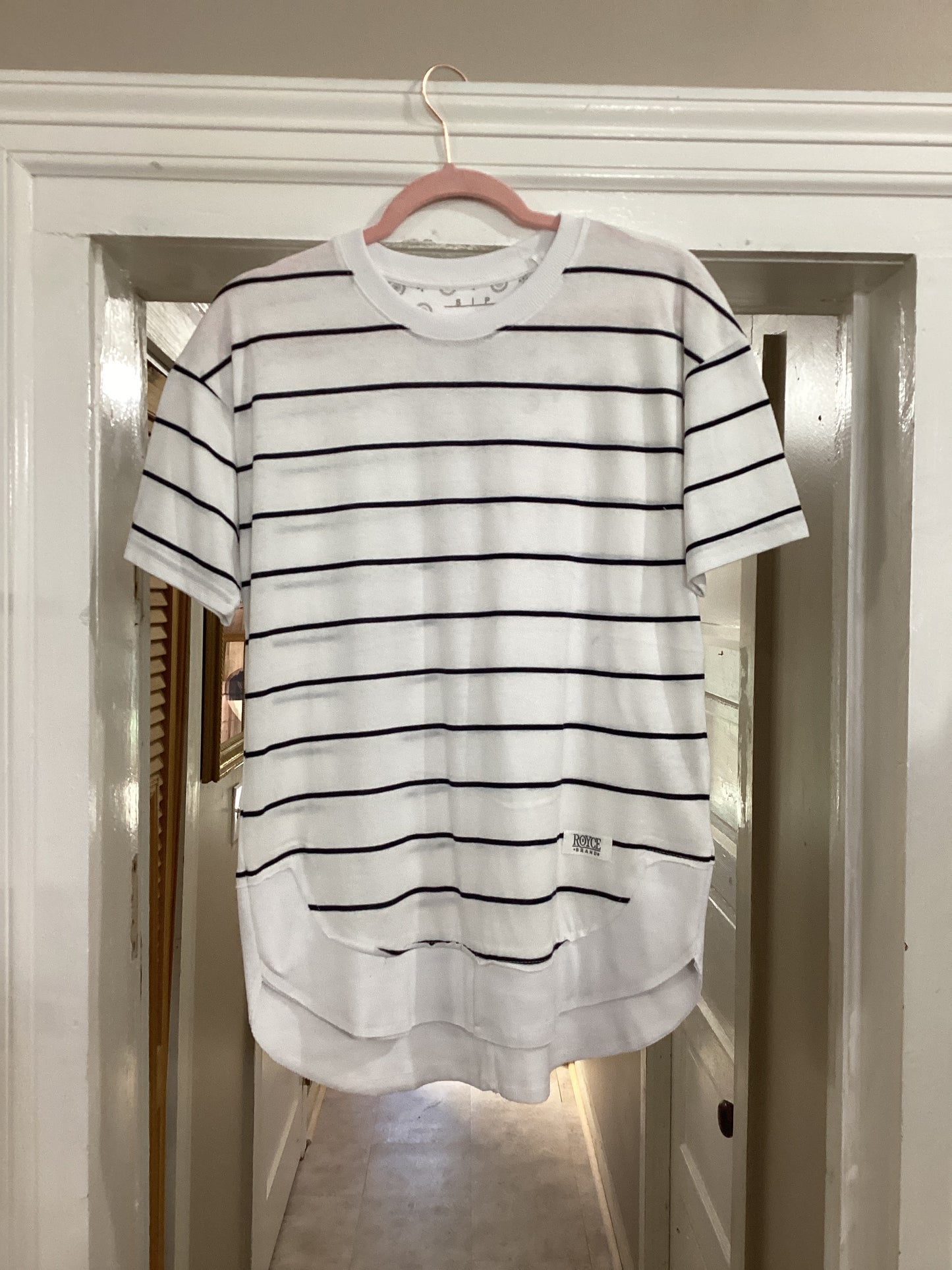 Royce Thin Stripe Vintage poncho top (Copy)