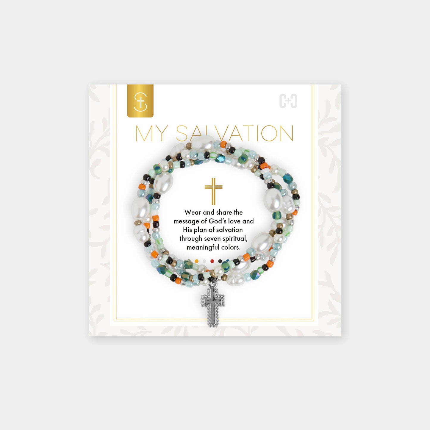 My Salvation Pearl Pop Bracelet: Silver