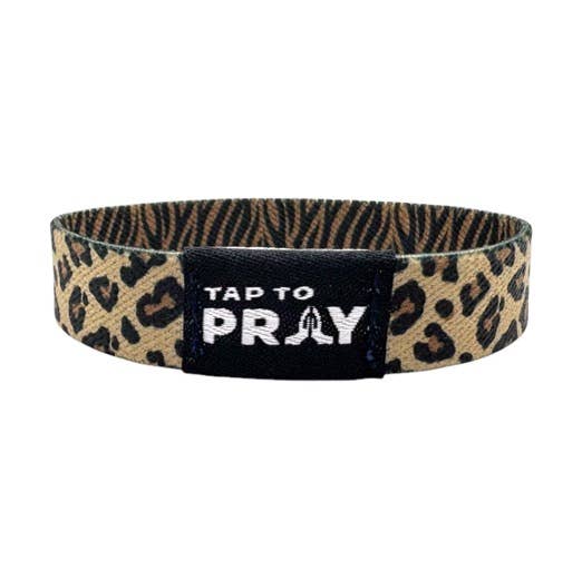 Tap To Pray™ Wristbands - Safari Leopard: Small