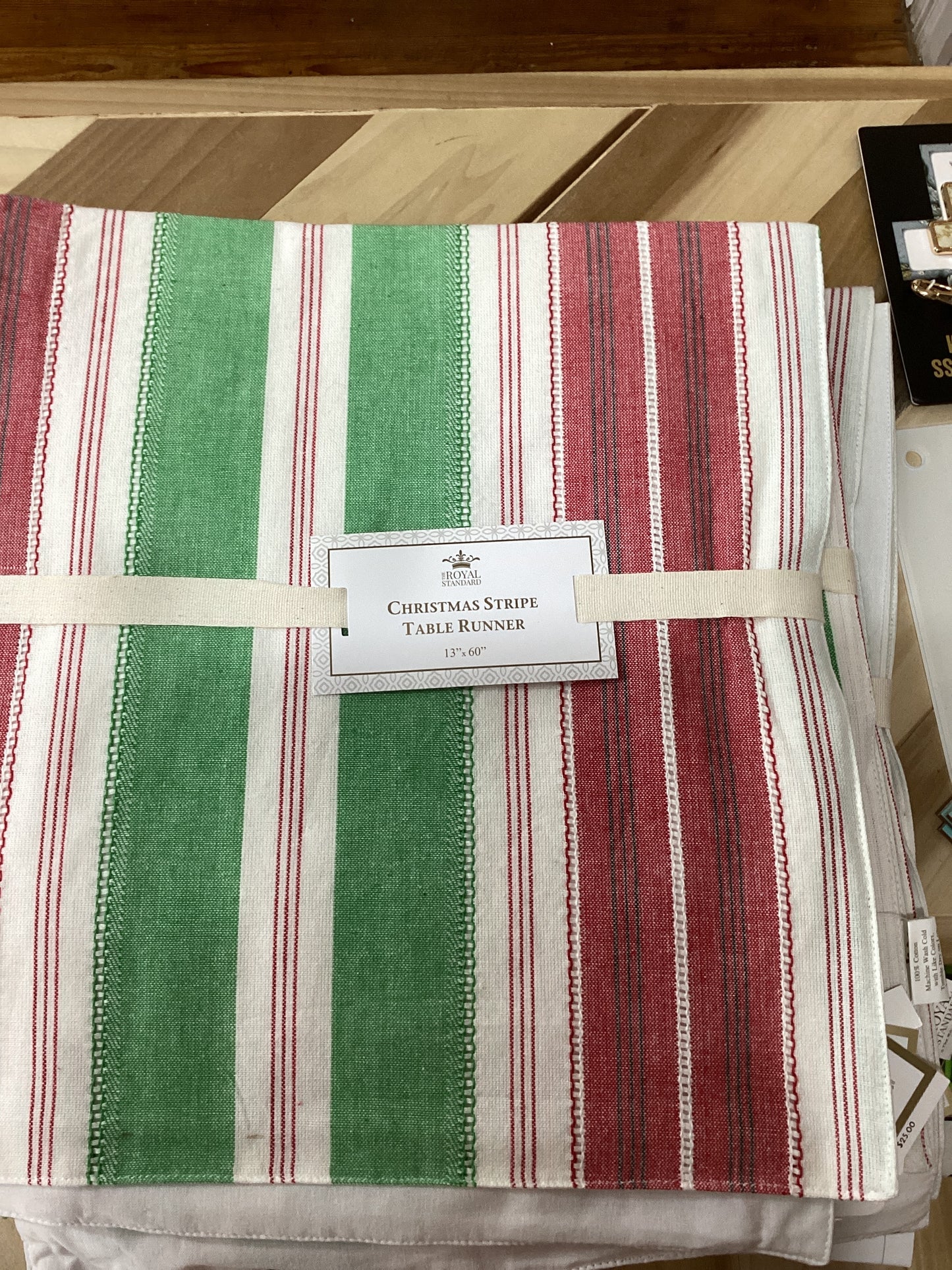 Christmas Stripe Table Runner