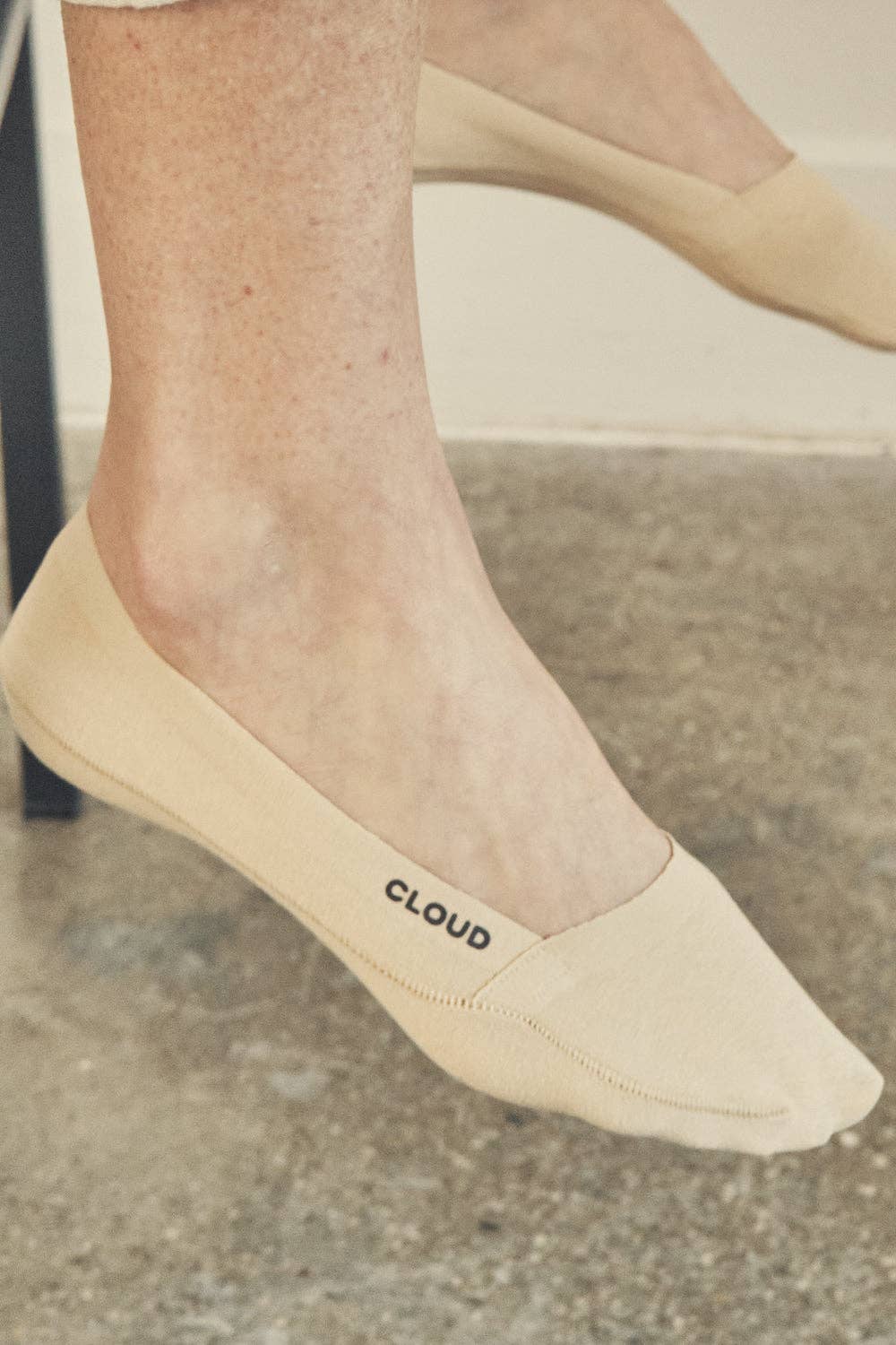 CLOUD small Premium No Show Socks Low Cut: Beige