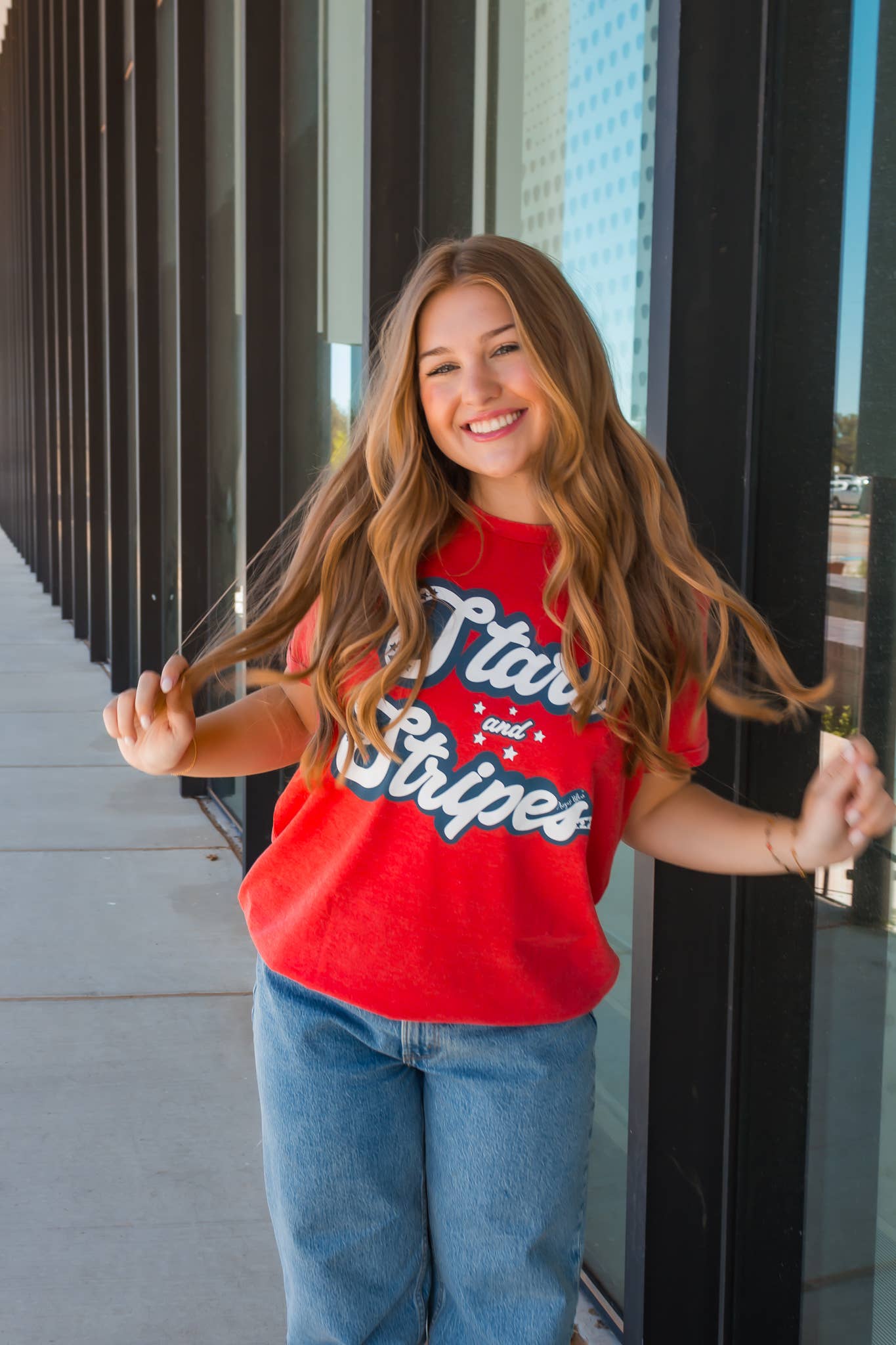 Stars and Stripes Red Tee Pack- 1,2,2,2,1