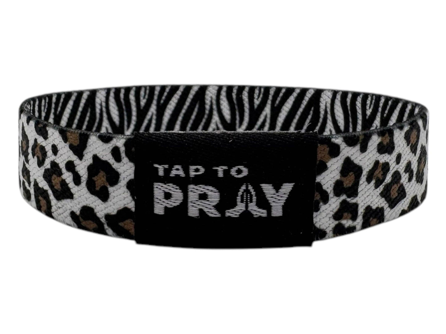 Tap To Pray™ Wristbands - Safari Zebra: Small