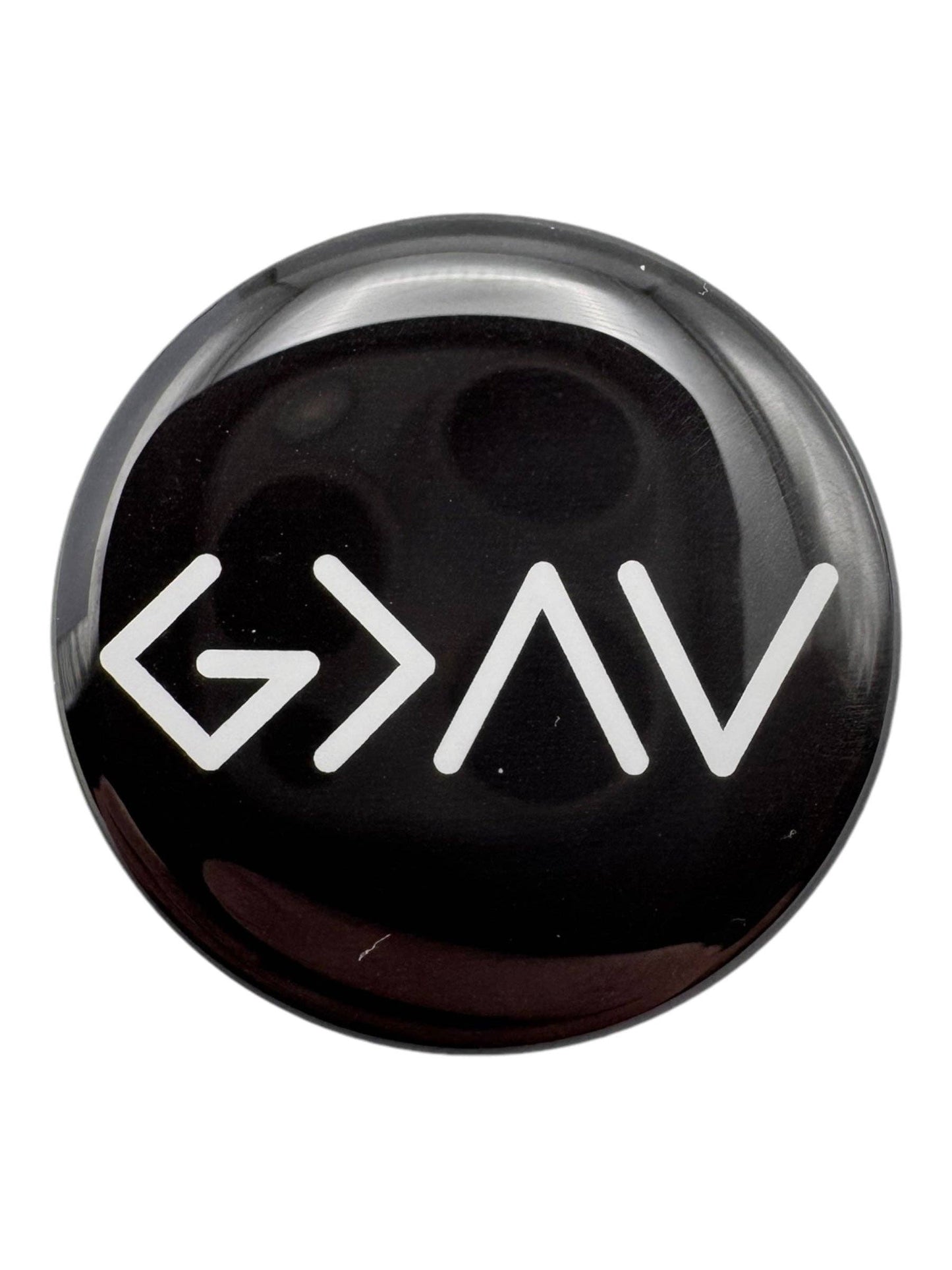 Tap To Pray - Prayer Tag Stickers: White + God is Greater