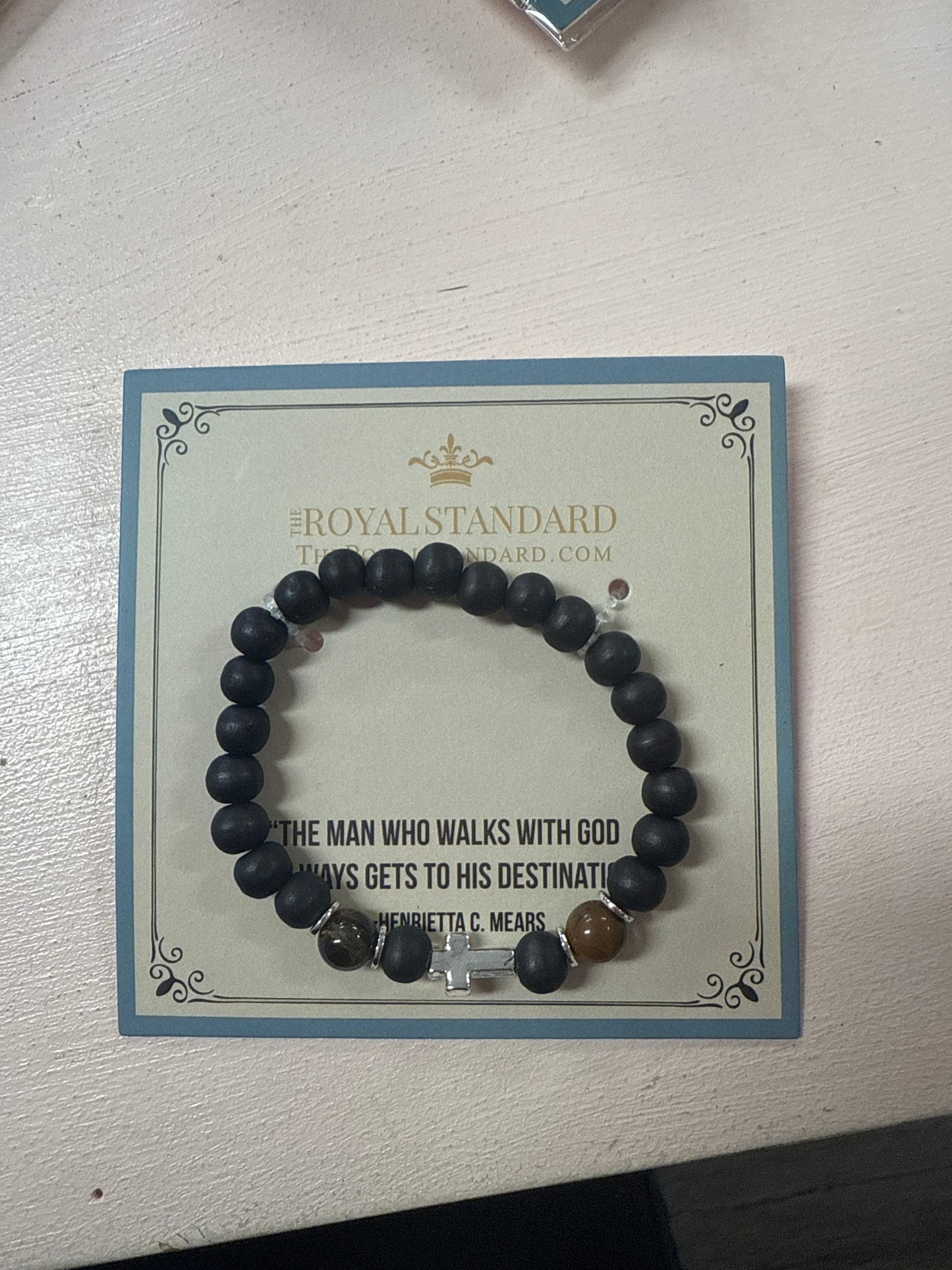 Men’s walk with God Beaded Bracelet