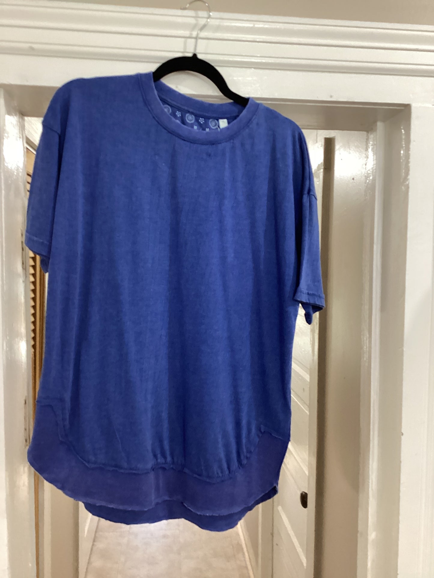 Royce true blue vintage poncho top