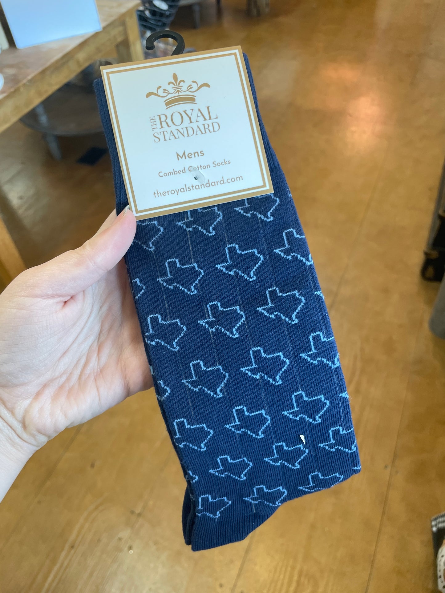 Navy blue socks