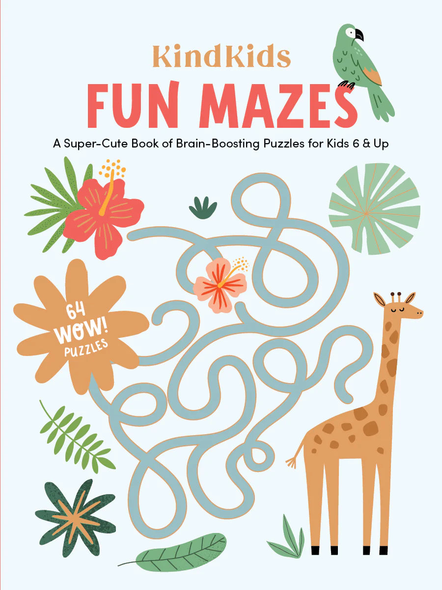 KindKids Fun Mazes : A Super-Cute Book of Brain-Boosting Puzzles for Kids 6 & Up
