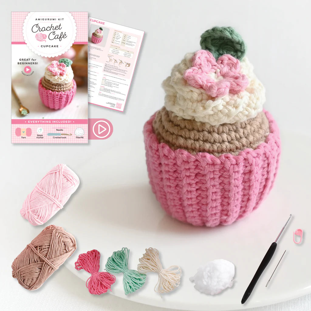 Cupcake Crochet Amigurumi Kit