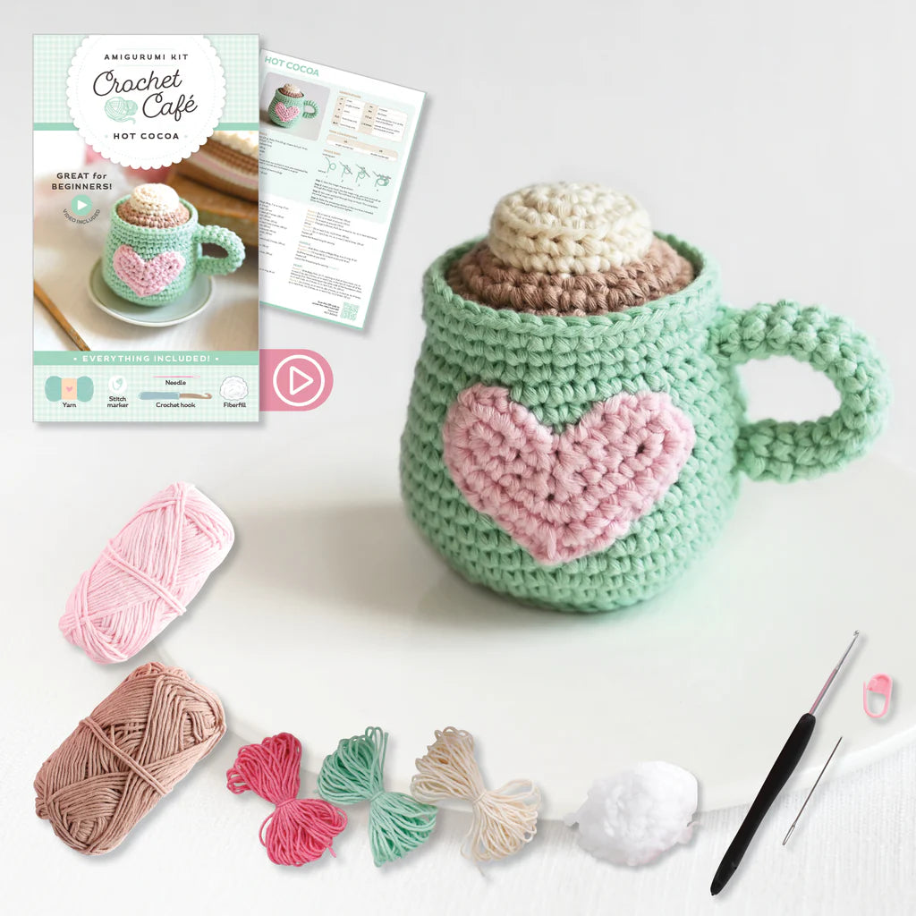 Hot Cocoa Crochet Amigurumi Kit