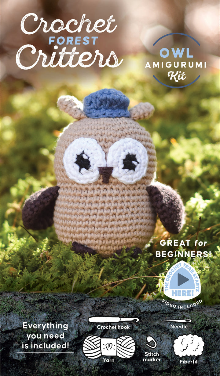 Owl - Crochet Forest Critters Amigurumi Kit