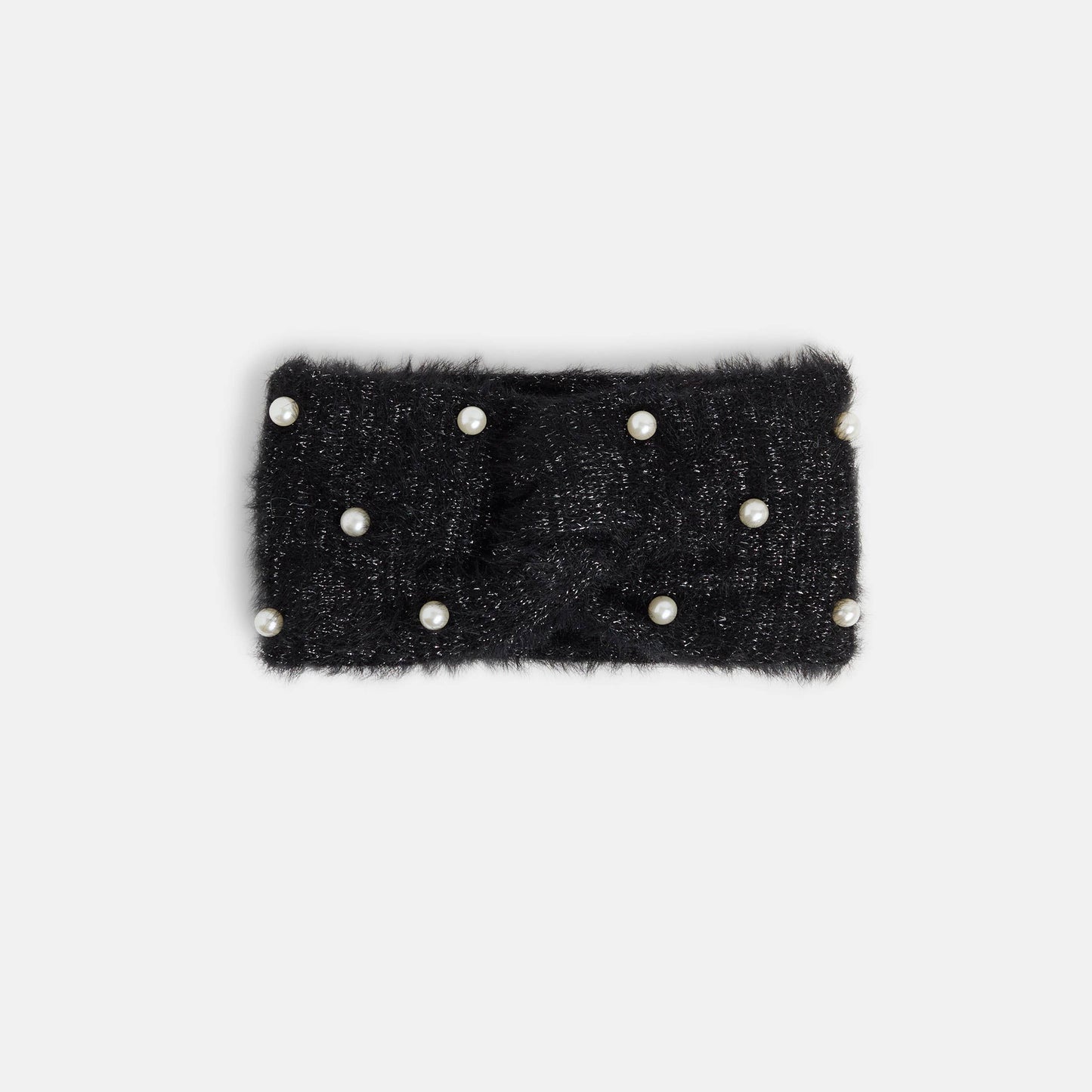 Pearl Embellished Headband: Blush