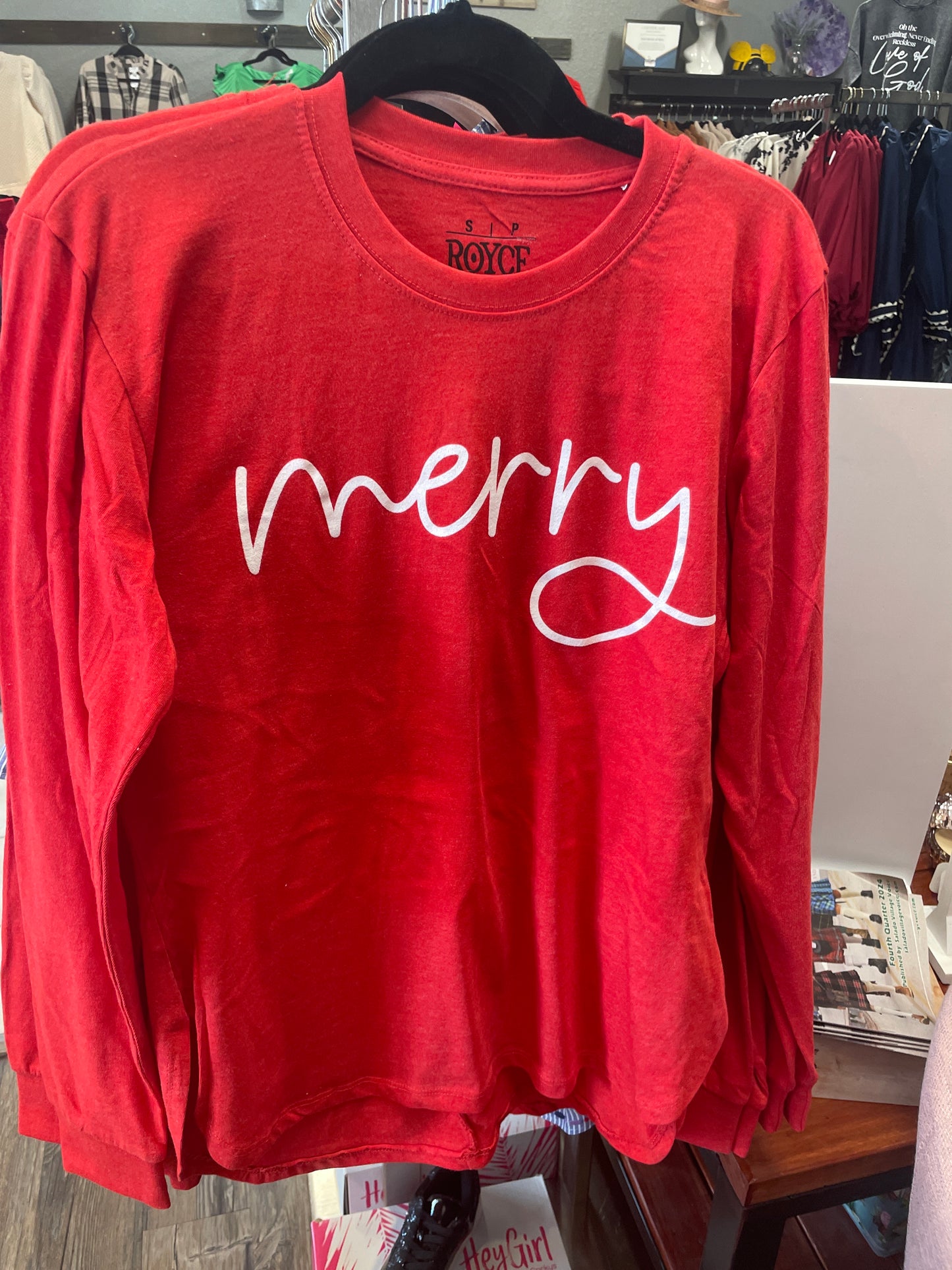 Merry Red long-sleeve