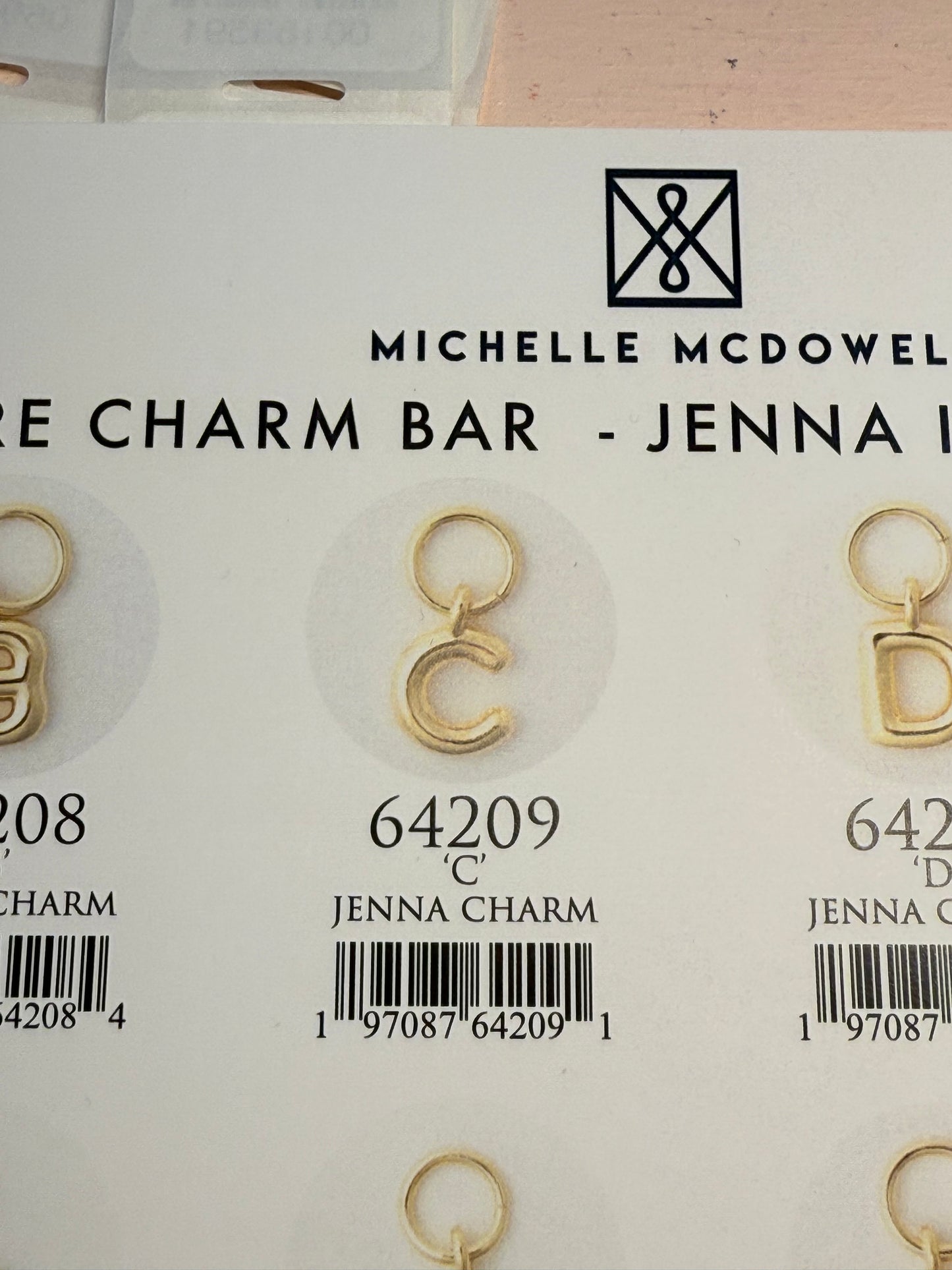 Charms -Claire Charm Bar from Michelle McDowell