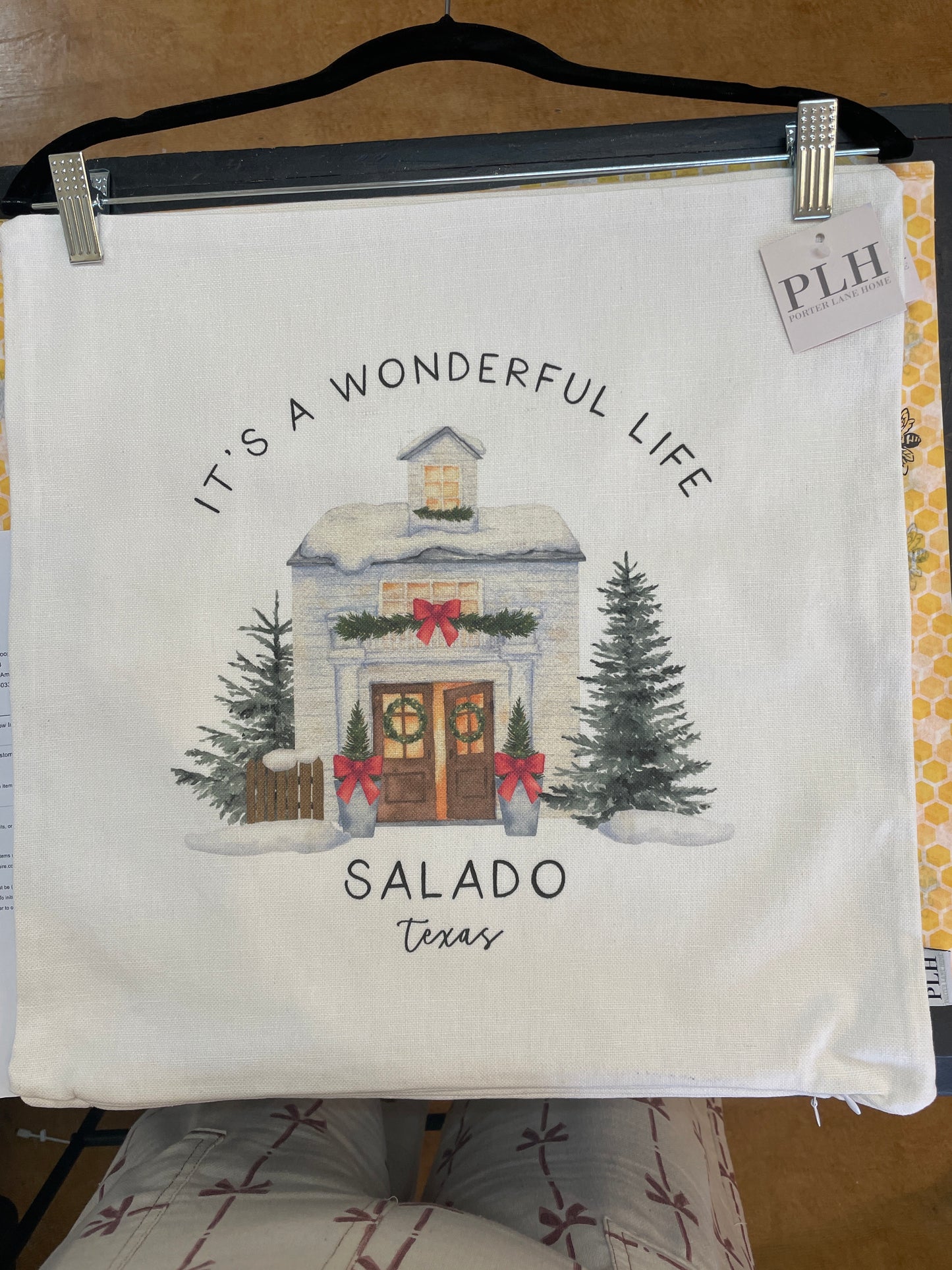 It”s a Wonderful life Salado TX pillow cover