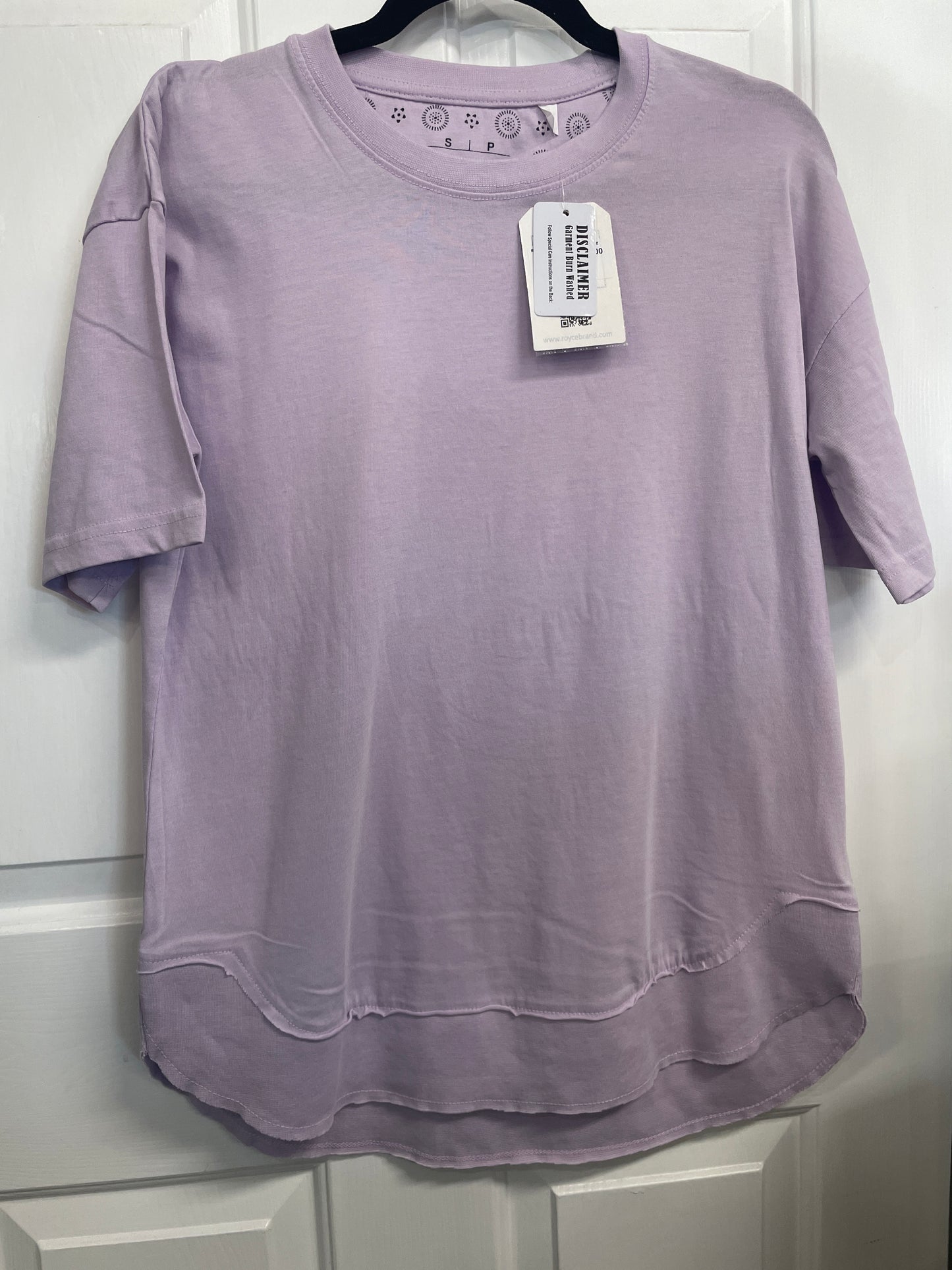 Lavender vintage poncho top