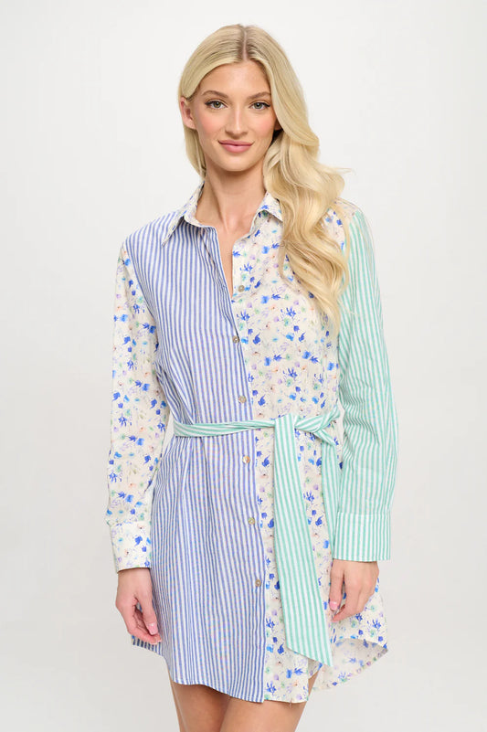 Santorini Symphony Mix and Match Shirt/Dress