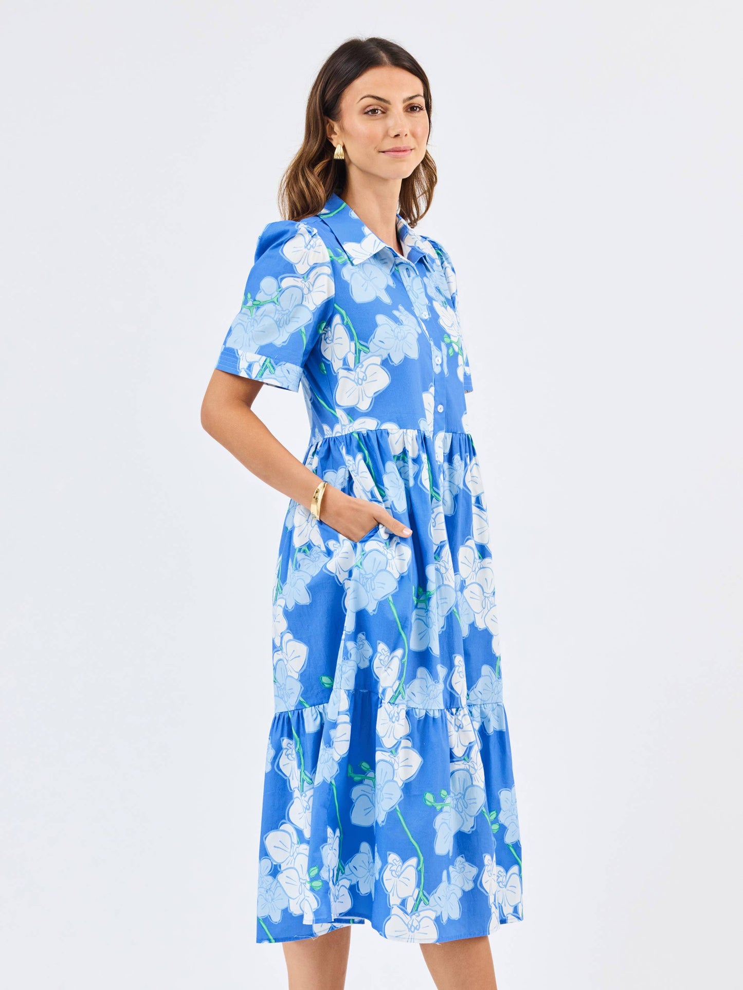 Jema Dress | Orchid Revere Blue