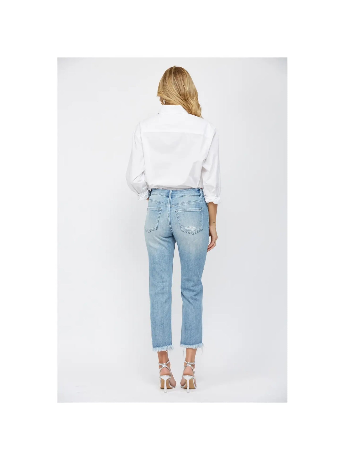 Mica Mid Rise Cigarette Crop