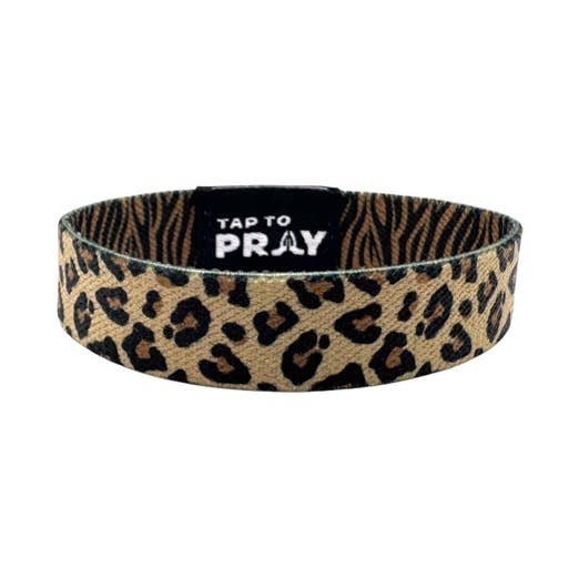 Tap To Pray™ Wristbands - Safari Leopard: Small