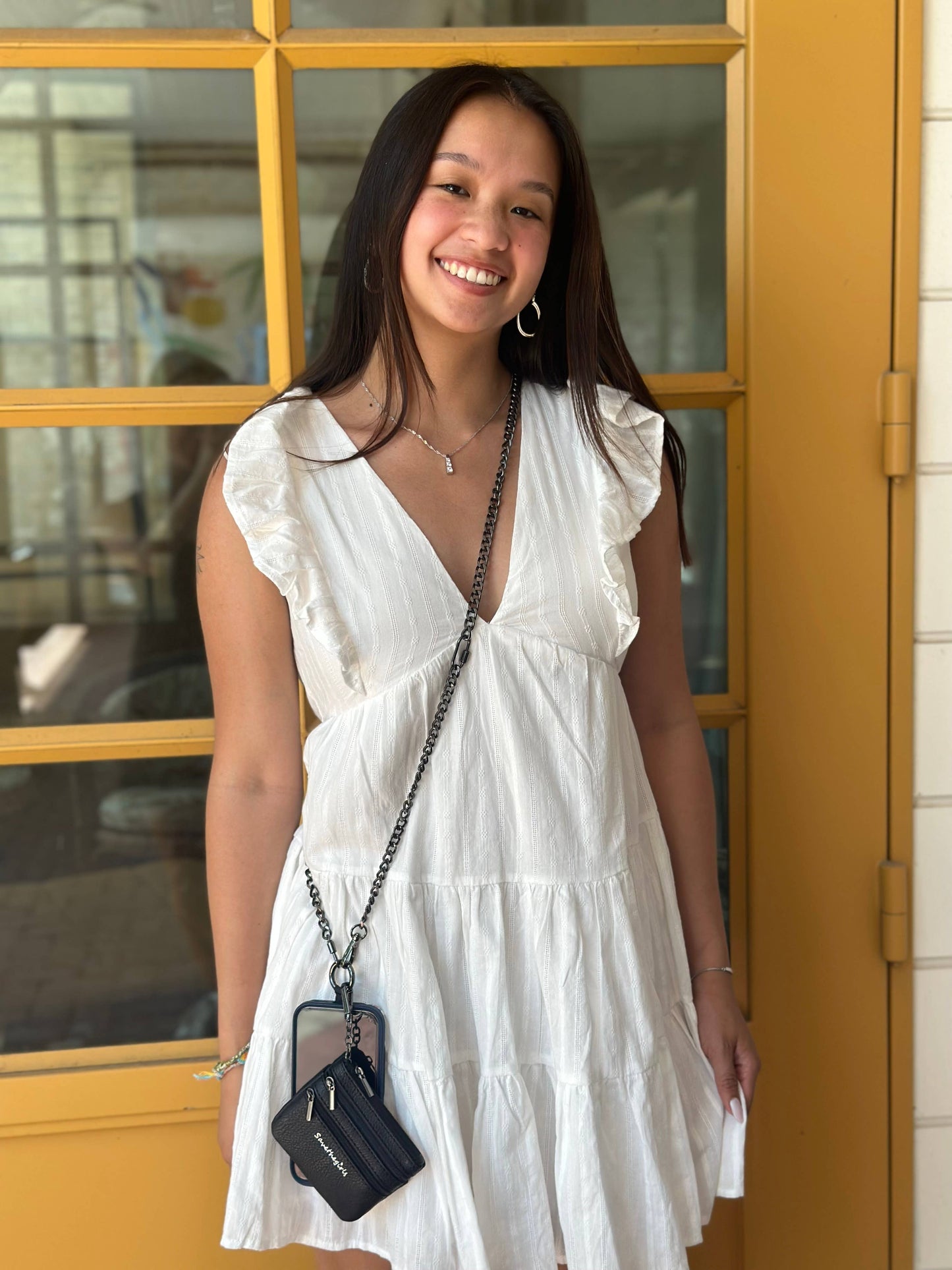 Clip & Go Crossbody Phone Accessory : Gun Metal