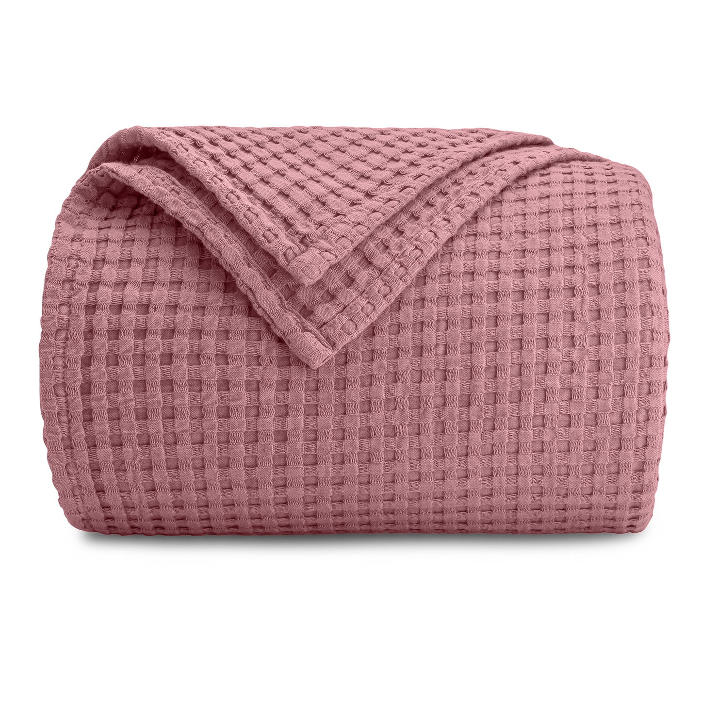 Waffle Blanket for Adults by Comfy Cubs: Queen / Mauve
