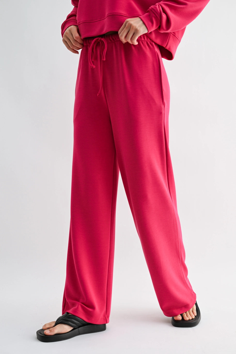 Mono B Laguna Boatneck Set - Plum Pink