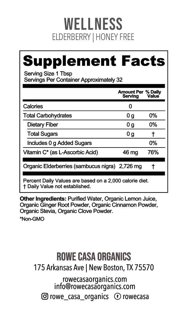 Rowe Casa Elderberry Immune Support: Regular