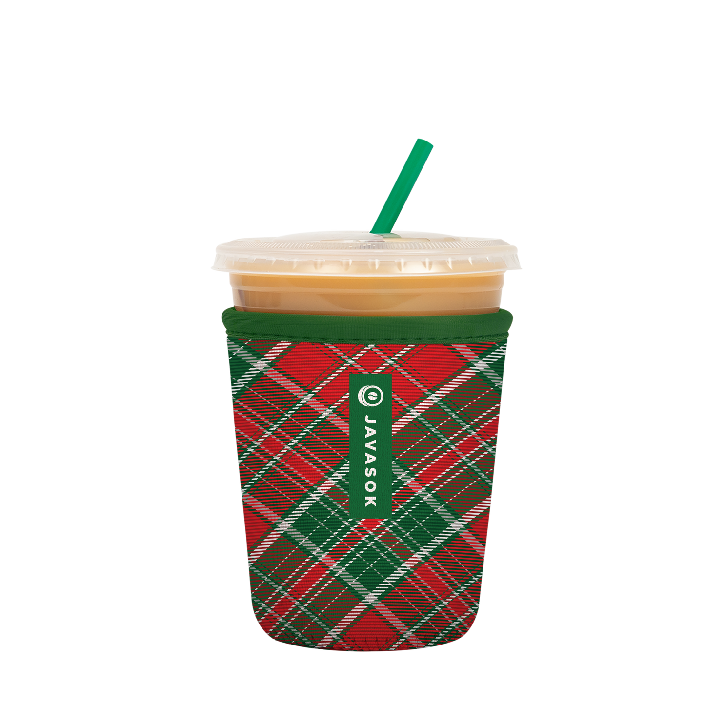 JavaSok - Holiday Plaid: Large 30-32oz