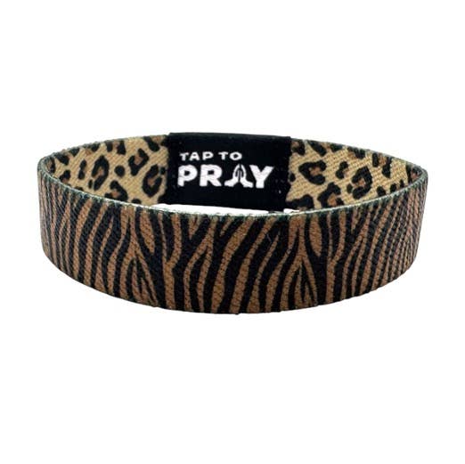 Tap To Pray™ Wristbands - Safari Leopard: Small