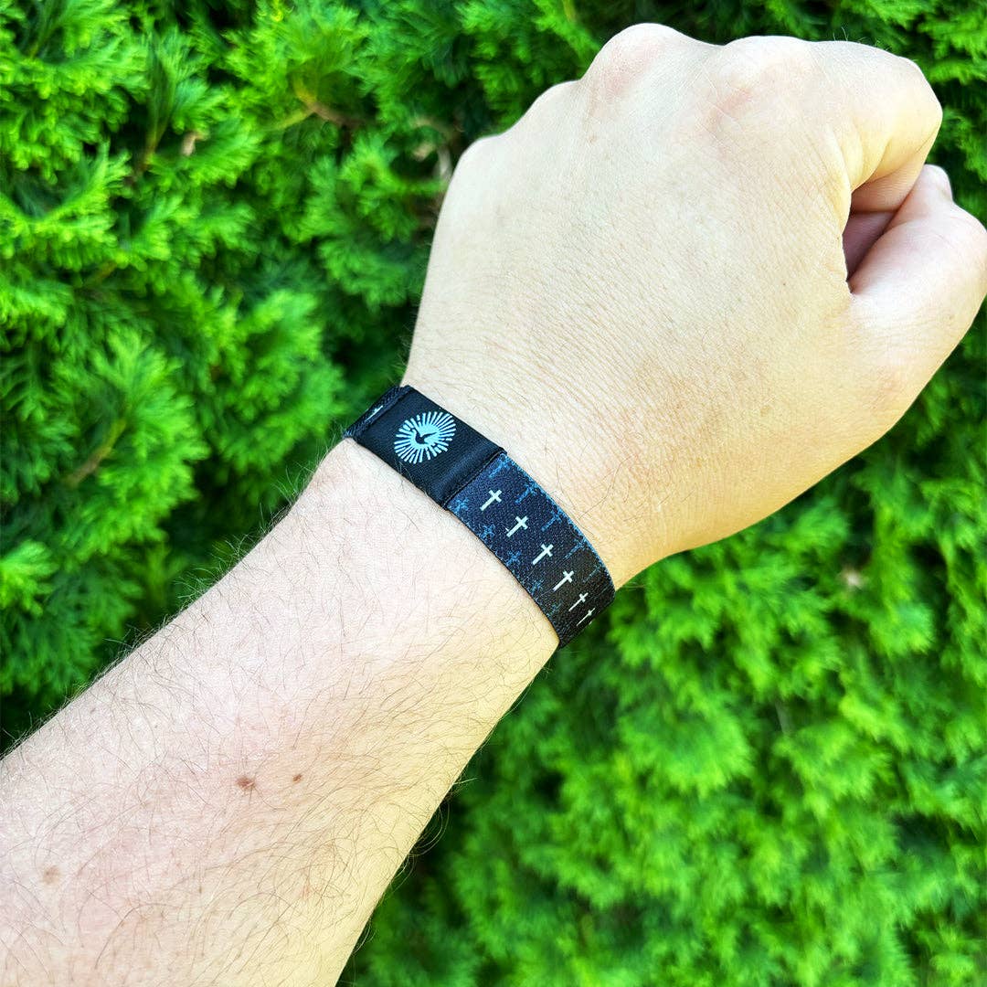 Faith Over Fear NFC Bible Verse Bracelet: Small/Youth