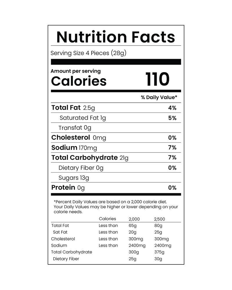 Caramel Lovers Favorites Assorted Taffy Bag: Personal (7oz)