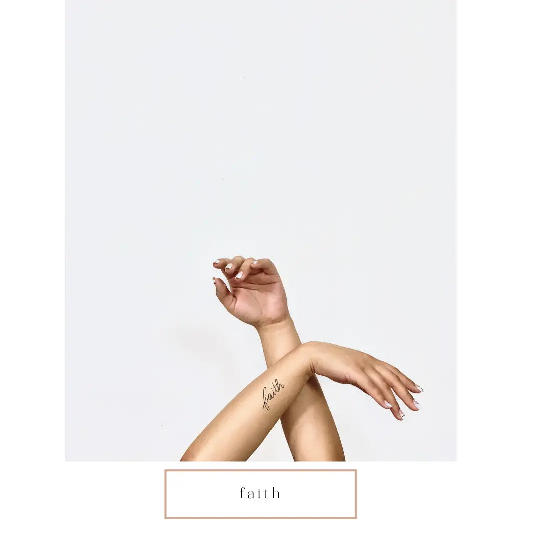 Words for a Season Temporary Tattoos