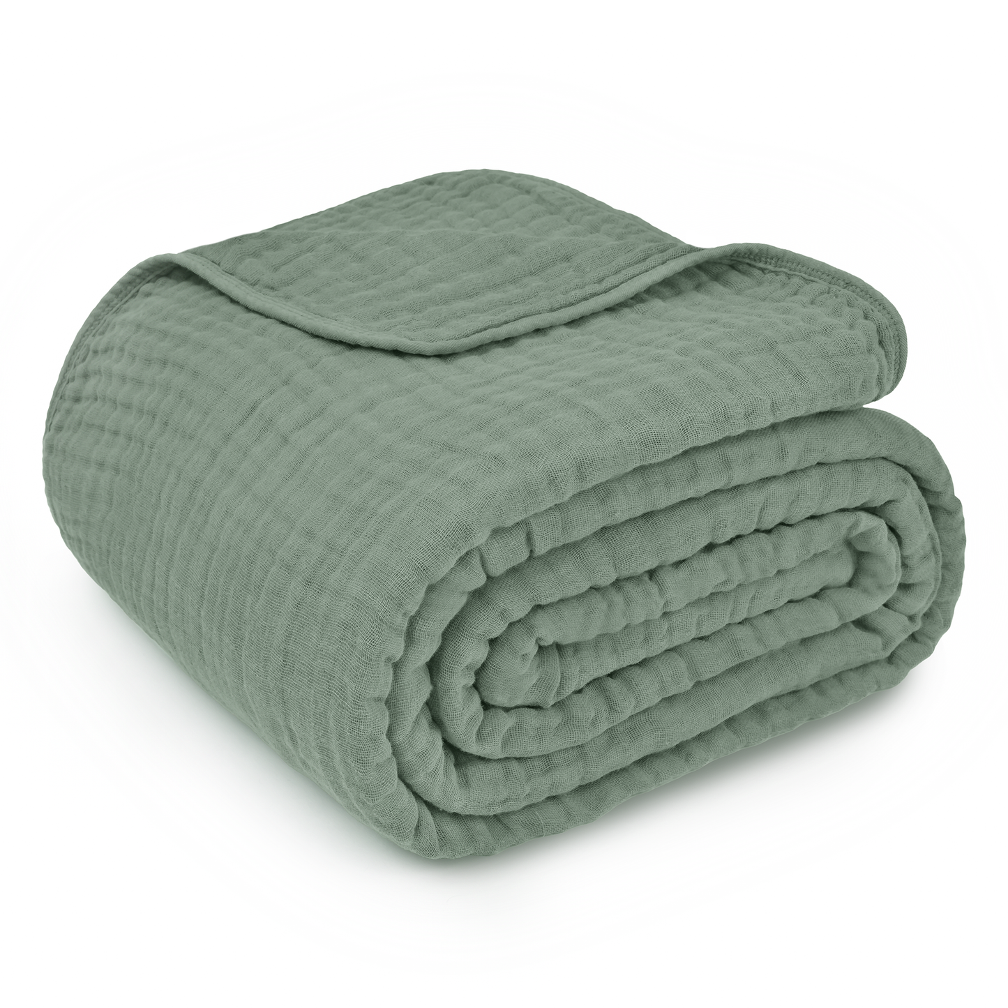 Adult Muslin Cotton Blankets by Comfy Cubs: King: 108" x 90" / Blush