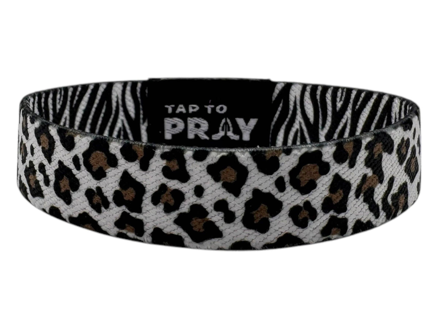 Tap To Pray™ Wristbands - Safari Zebra: Small