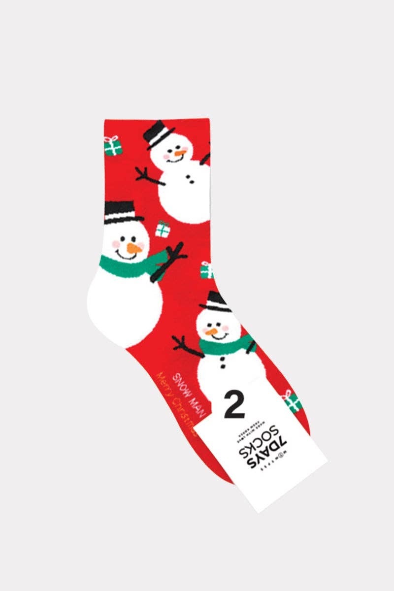 Snowman Socks