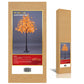Fall Maple Tree, Warm White LEDs, Indoor/Outdoor Autumn Decoration: 6-Foot